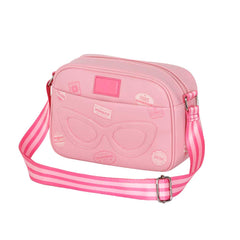Barbie Travel-Bolso Bandolera Fashion Pequeña, Rosa