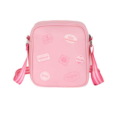 Barbie Travel-Bolso Bandolera Sling Fashion, Rosa