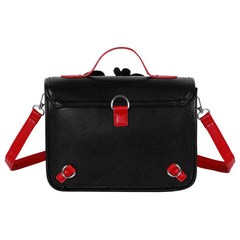 Disney Minnie Mouse Face-Borsa a Tracolla-Zaino Satchel, Multicolore