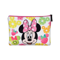Disney Minnie Mouse Fruits-Borsa da Toilette Pochette Soleil, Multicolore