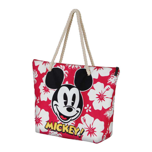 Disney Topolino Hawaii-Borsa da Spiaggia Soleil, Rosso
