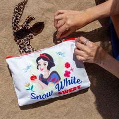 Disney Biancaneve Sweet-Borsa da Toilette Pochette Soleil, Bianco