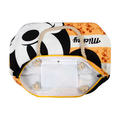 Disney Mickey Mouse Orange-Soleil Beach Bag, Orange