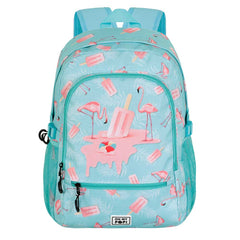 Oh My Pop! Ice Flamingo-Mochila Fight FAN 2.2, Turquesa