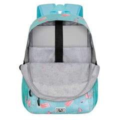 Oh My Pop! Ice Flamingo-Mochila Fight FAN 2.2, Turquesa