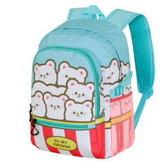 Oh My Pop! Popcorn-Mochila Fight FAN 2.2, Azul
