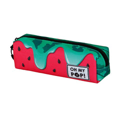 Oh My Pop! Melty Melon-Estuche Portatodo Cuadrado FAN 2.2, Verde