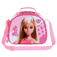 Barbie Fashion-Borsa Porta Merenda 3D, Rosa