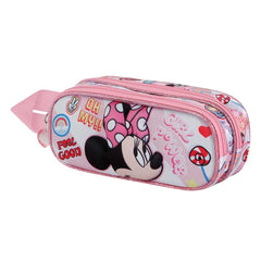 Disney Minnie Mouse Power-Trousse 3D Double, Rose