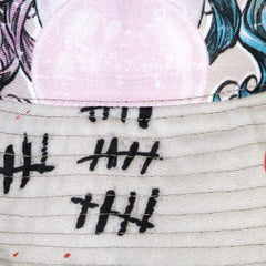 DC Comics Harley Quinn Mad Love-Gorro Infantil Bucket, Beige