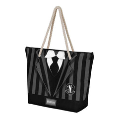 Wednesday Mercoledì Uniform-Borsa da Spiaggia Soleil, Nero