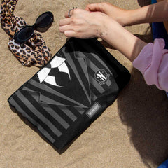 Wednesday Mercoledì Uniform-Borsa da Toilette Pochette Soleil, Nero