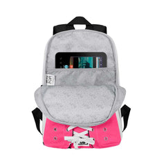 Oh My Pop! Fuchsia-Sneakers Backpack, Fuchsia