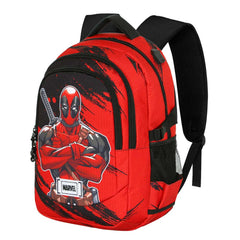 Marvel Deadpool Bad-Zaino Running PLUS, Rosso