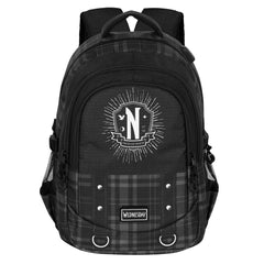 Wednesday Miércoles Chains-Mochila Running PLUS, Negro
