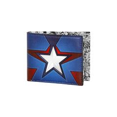 Marvel Captain America Courage-Men's Wallet, Blue