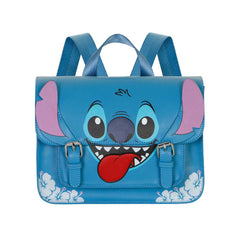 Disney Lilo e Stitch Tongue-Borsa a Tracolla-Zaino Satchel, Blu