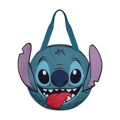 Disney Lilo e Stitch Face-Borsa da Spiaggia Jumbo, Blu