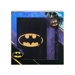 DC Comics Batman Batsignal-Caja Regalo con Diario y Bolígrafo Fashion, Negro