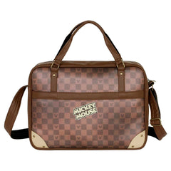 Disney Mickey Mouse Journey-Laptop Computer Bag, Brown