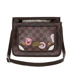 Disney Minnie Mouse Journey-Borsa a Tracolla-Zaino Satchel, Marrone