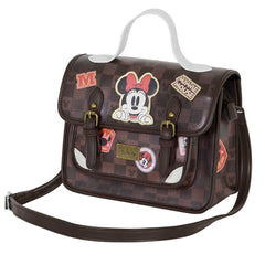 Disney Minnie Mouse Journey-Borsa a Tracolla-Zaino Satchel, Marrone