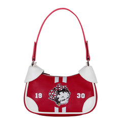Betty Boop Varsity-Borsa Fancy Casual, Borgogna