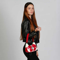 Betty Boop Varsity-Borsa Fancy Casual, Borgogna