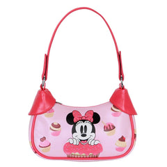 Disney Minnie Mouse Muffin-Borsa Fancy Casual, Rosa