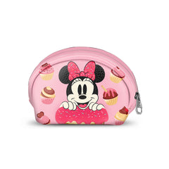 Disney Minnie Mouse Muffin-Casual Oval Coin Purse, Pink