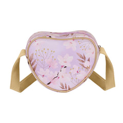 Disney Frozen 2 Petal-Borsa a Tracolla Cuore Casual, Lilla