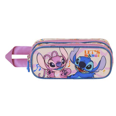 Disney Lilo e Stitch Dance-Astuccio 3D Doppio, Rosa