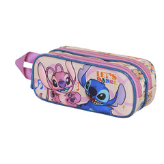Disney Lilo e Stitch Dance-Astuccio 3D Doppio, Rosa