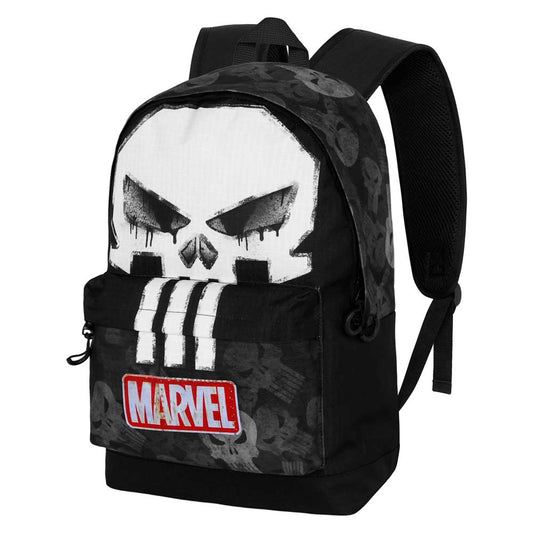 Marvel Punisher Skull-Mochila HS FAN 2.2, Negro