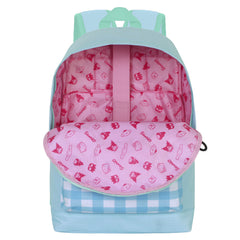 Sanrio Cinnamoroll Vichy-Zaino HS FAN 2.2, Blu
