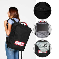 Marvel Comics-Large Mercury Travel Backpack 47x23x33cm, Black