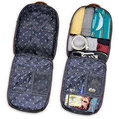 One Piece Skull-Large Mercury Travel Backpack 47x23x33cm, Brown