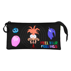 Disney Pixar Inside Out 2 Feeling-Triple Pencil Case, Multicolour