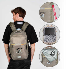 Disney Mickey Mouse Face-Mercury Backpack Underseat Cabin Bag 40x20x25cm, Multicolour