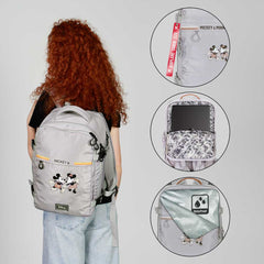 Disney Minnie Mouse Face-Zaino Mercury da Viaggio Aereo 40x20x25cm Bagaglio a Mano, Multicolore