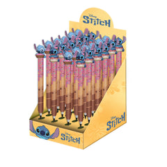 Disney Lilo y Stitch Mix-Expositor 24 Unidades Lápiz Eternal, Multicolor