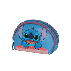 Disney Lilo e Stitch Cake-Portamonete Ovale Casual, Blu