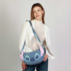 Disney Lilo e Stitch Sight-Borsa Ovale Roy, Blu