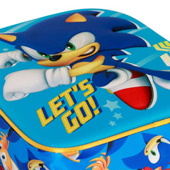 Sonic The Hedgehog Go-Zainetto 3D Elite, Blu