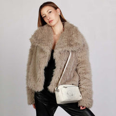 Disney Lilo e Stitch Cream-Borsa Ginger, Biancastro