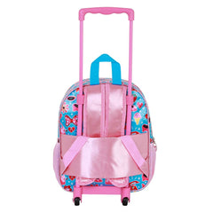 Disney Minnie Mouse Happiness-Mochila 3D con Ruedas Pequeña, Azul