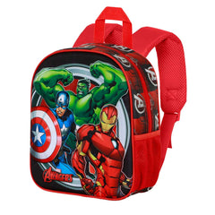 Marvel The Avengers Almighty-Elite 3D Backpack, Red