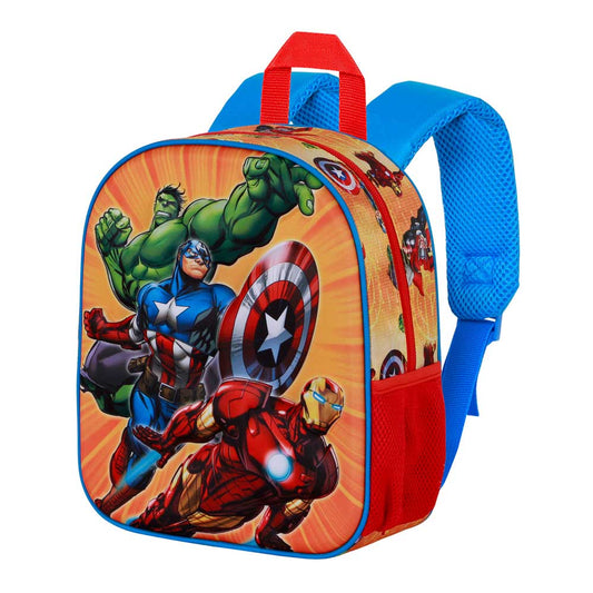 Marvel The Avengers Attack-Elite 3D Backpack, Red