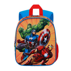 Marvel The Avengers Attack-Elite 3D Backpack, Red