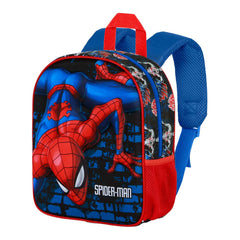 Marvel Spiderman Wall-Zainetto 3D Elite, Rosso